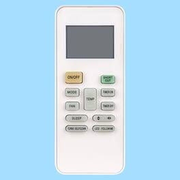 ALLIMITY - RG52A2/BGEF Replacement Remote, Fit for Direct/Midea Air Conditioner RG52A2-BGEF RG52A8/BGEF RG52A9/BGEF RG52A2/BG(C)EF - Black