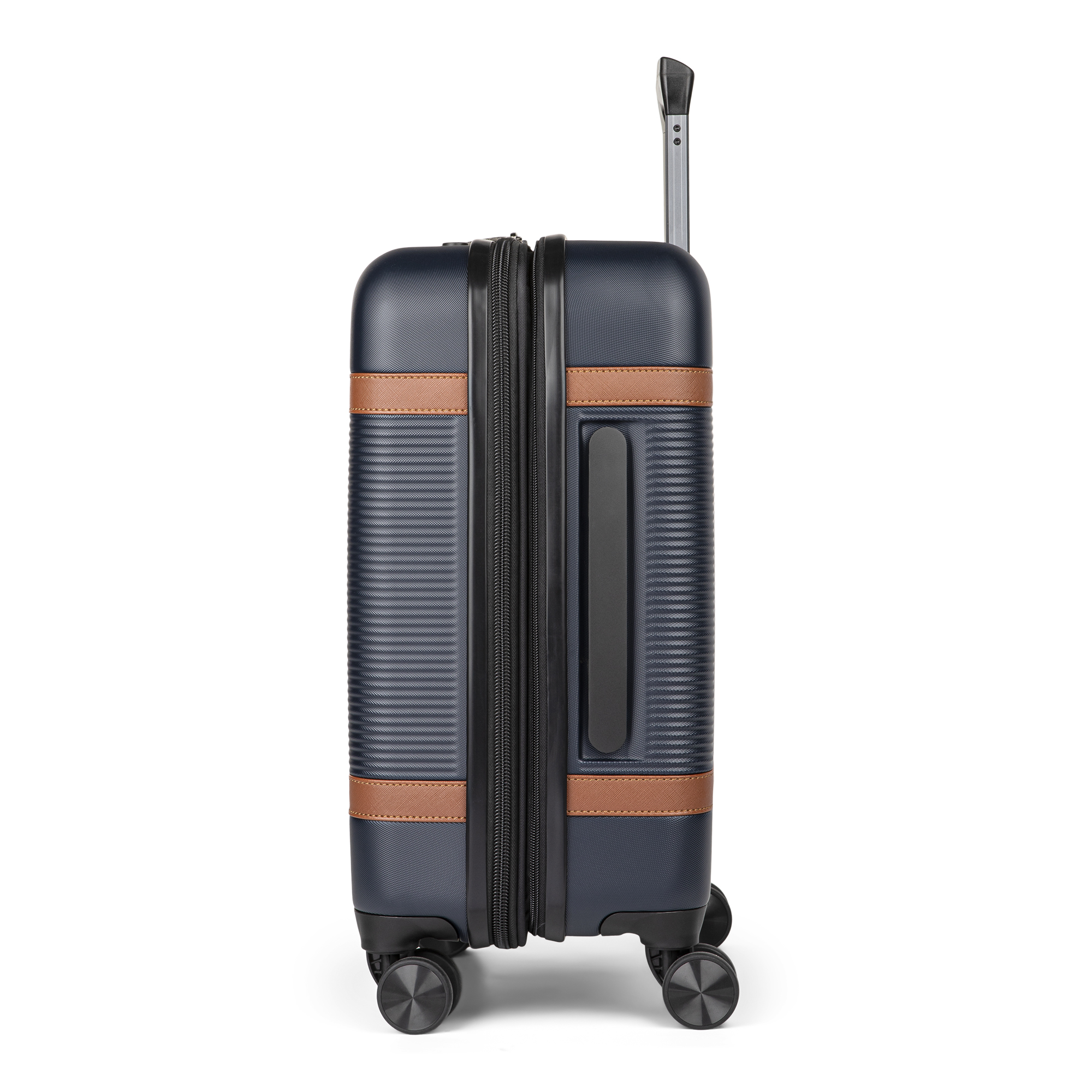 Left. Bugatti - Wellington Carry on Suitcase - Navy.