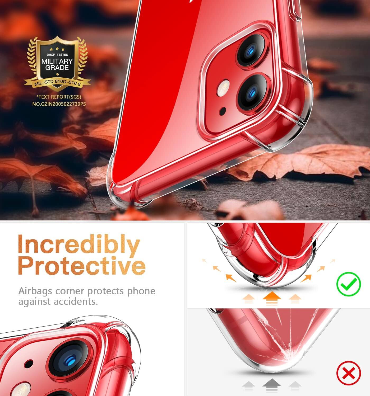 Incredibly Protective
Airbags corner protects phone against accidents.

DROP-TESTED MILITARY GRADE MIL-STD 810G-516.8
*TEXT REPORT(SGS) NO.GZIN2005022739PS