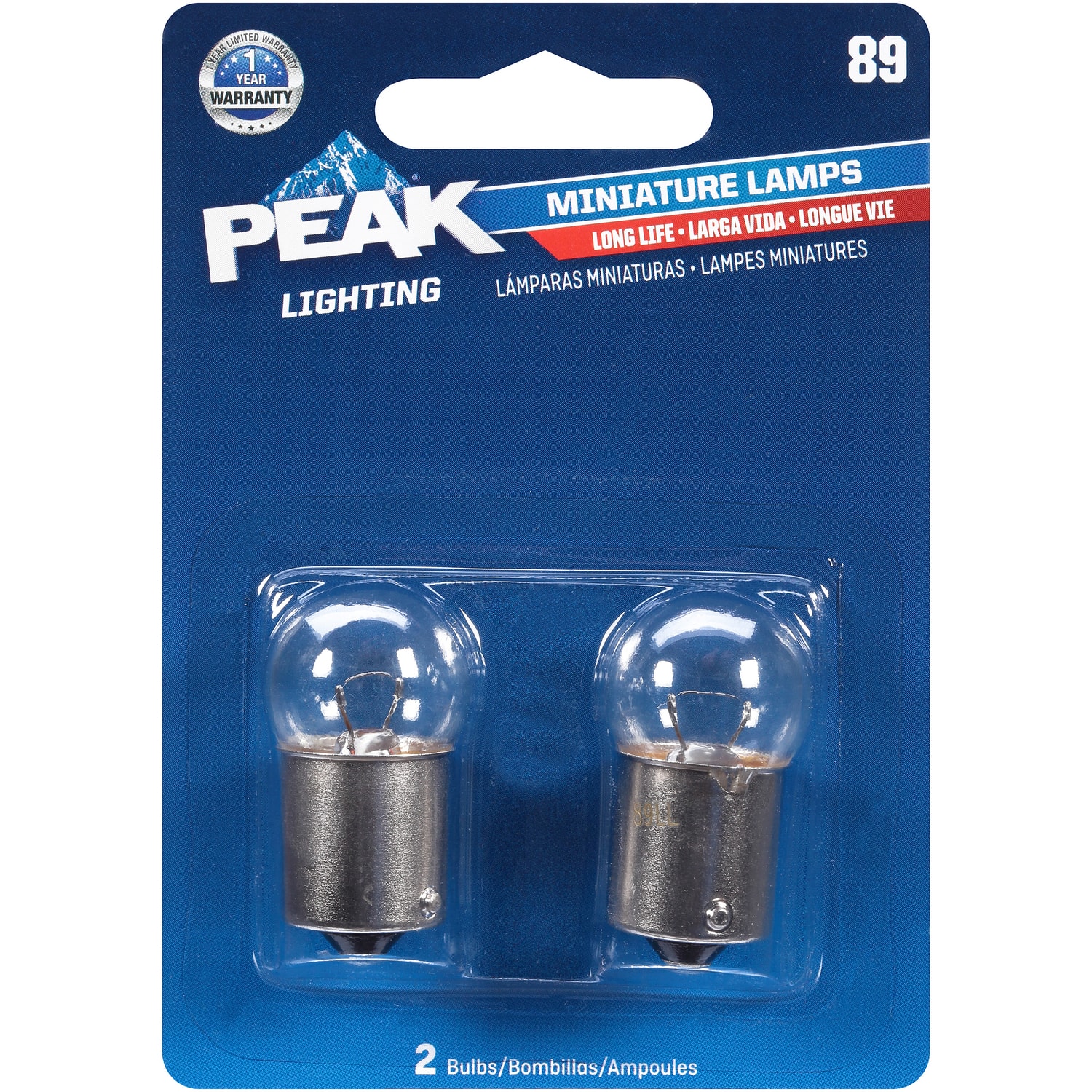 PEAK - Halogen Indicator Miniature Automotive Bulb 89