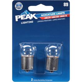 PEAK - Halogen Indicator Miniature Automotive Bulb 89