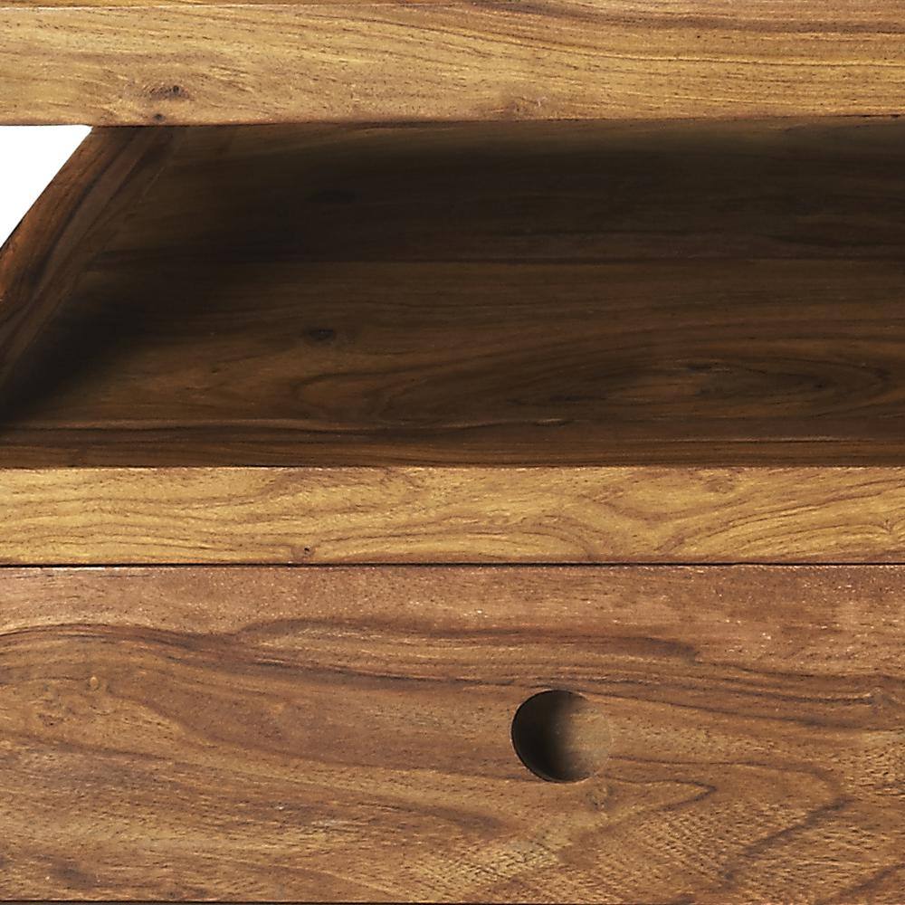 Alt View 1. Butler Specialty - Stockholm Modern Side Table - Light Brown.
