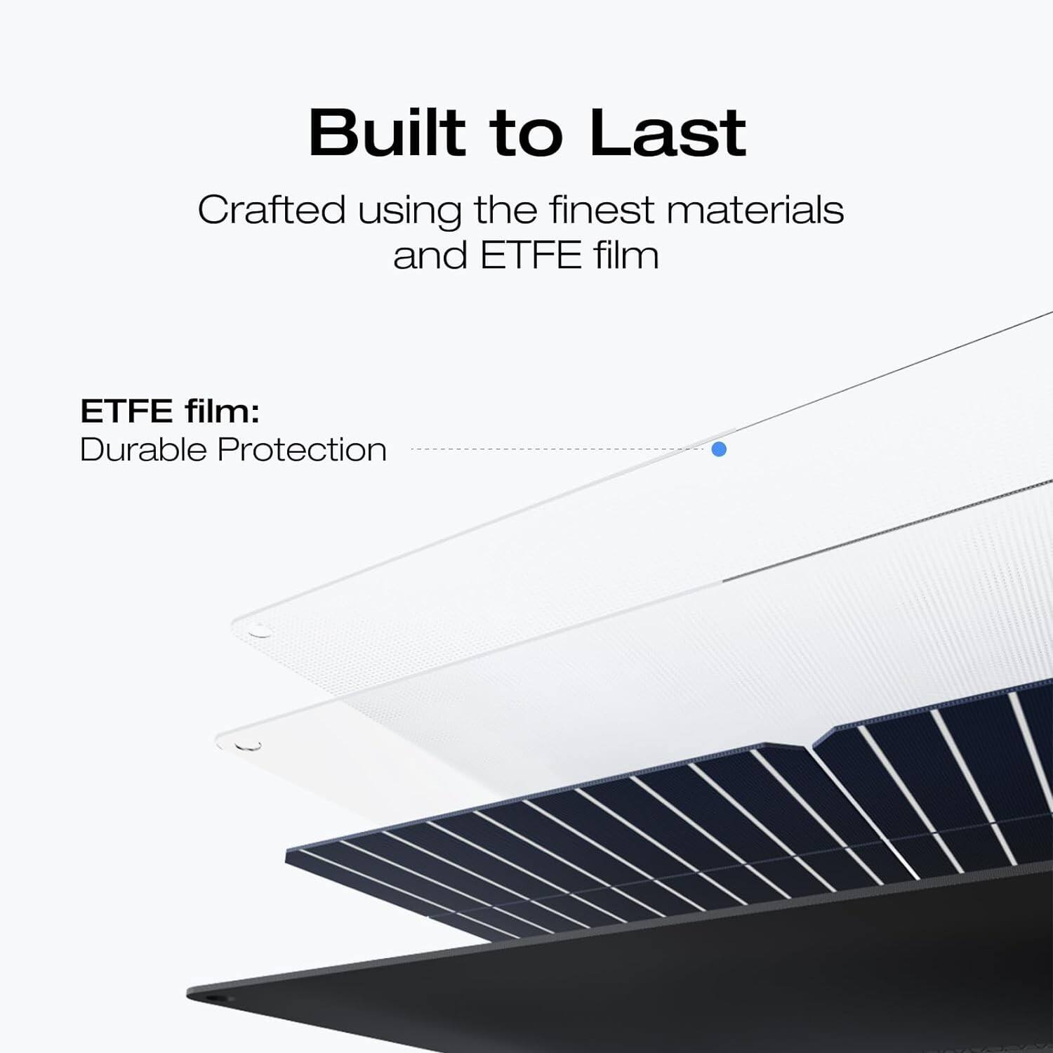 Built to Last

Crafted using the finest materials and ETFE film

ETFE film: Durable Protection