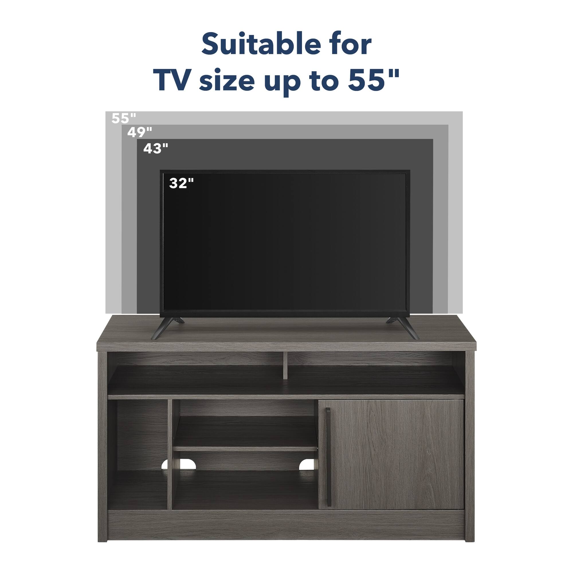 Suitable for TV size up to 55" 55" 49" 43" 32".