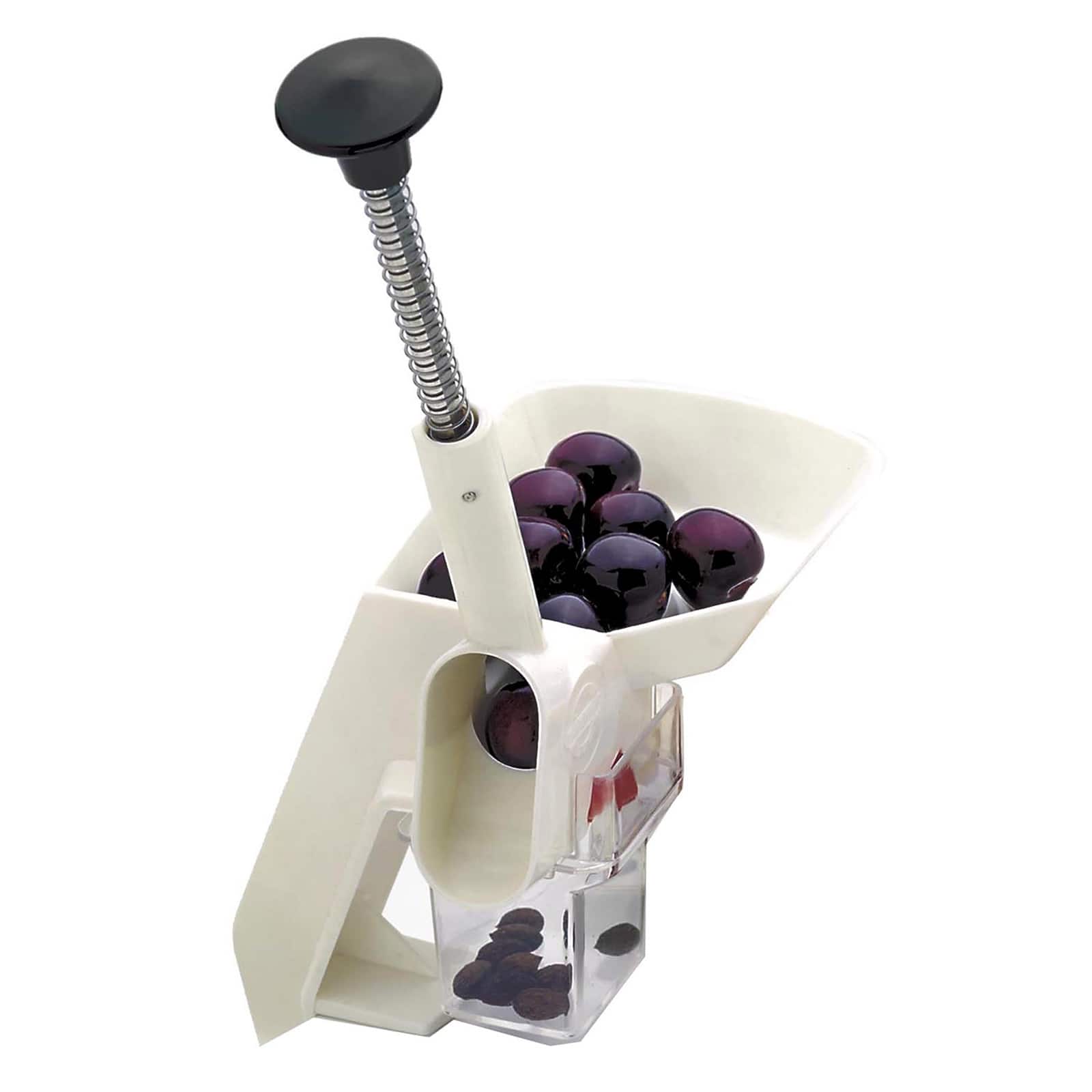 Norpro - Deluxe Automatic Feed Cherry Pitter with Clamp and Catch Hopper - White price history on PriceWatchPro