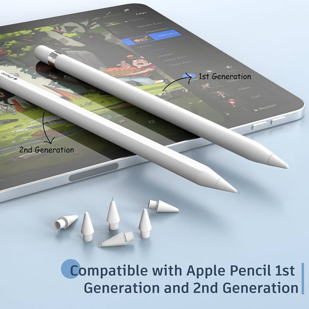 iPadアクセサリー APPLE PENCIL PRO Amazon.com: 2 Pack Pencil Sleeve Compatible with Apple Pencil 1st