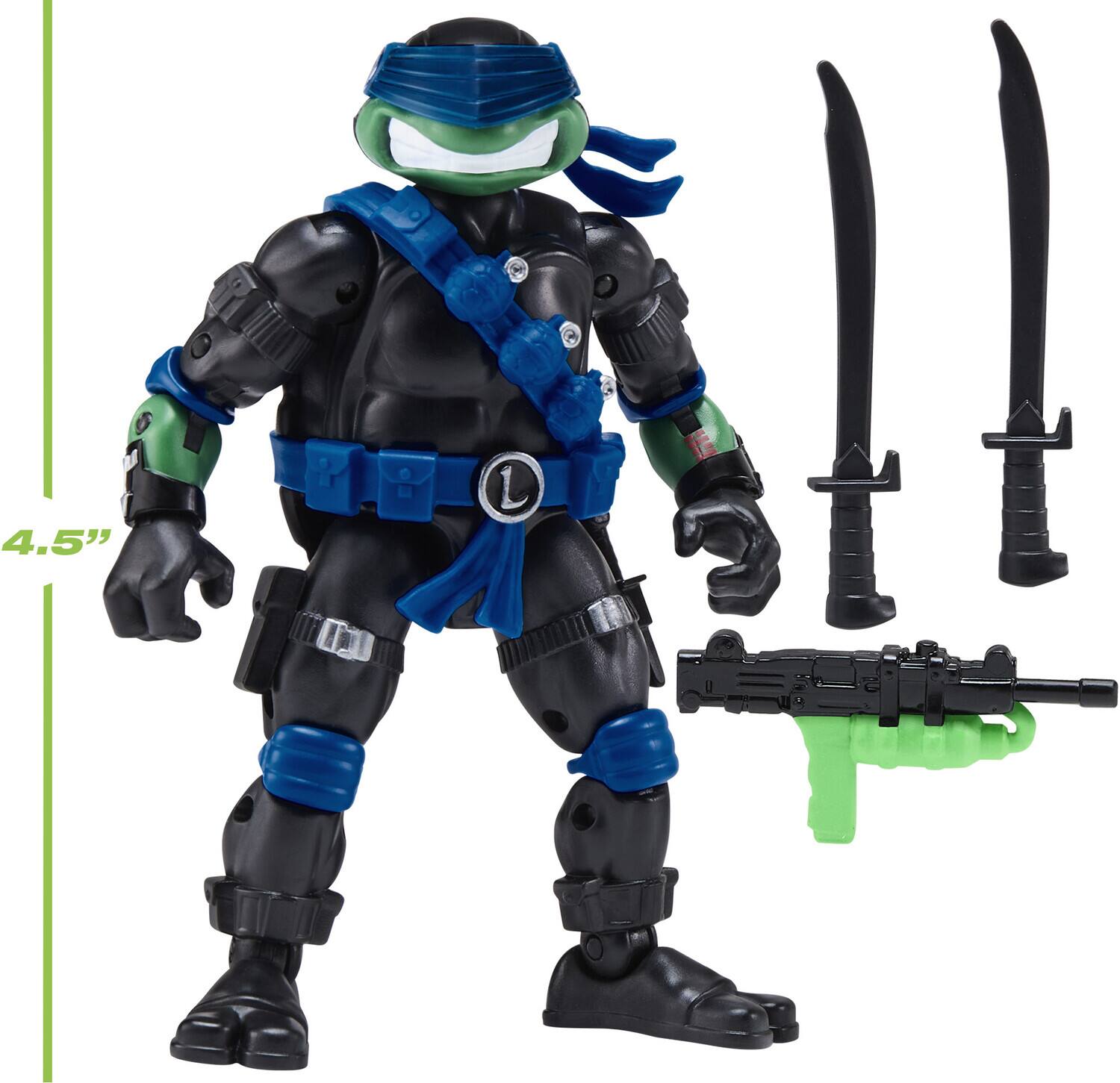 Alt View 3. PopMarket - Teenage Mutant Ninja Turtles x G.I. Joe - Snake Eyes x Leo Action Figure (TMNT)   - COLLECTIBLES - Multicolor.