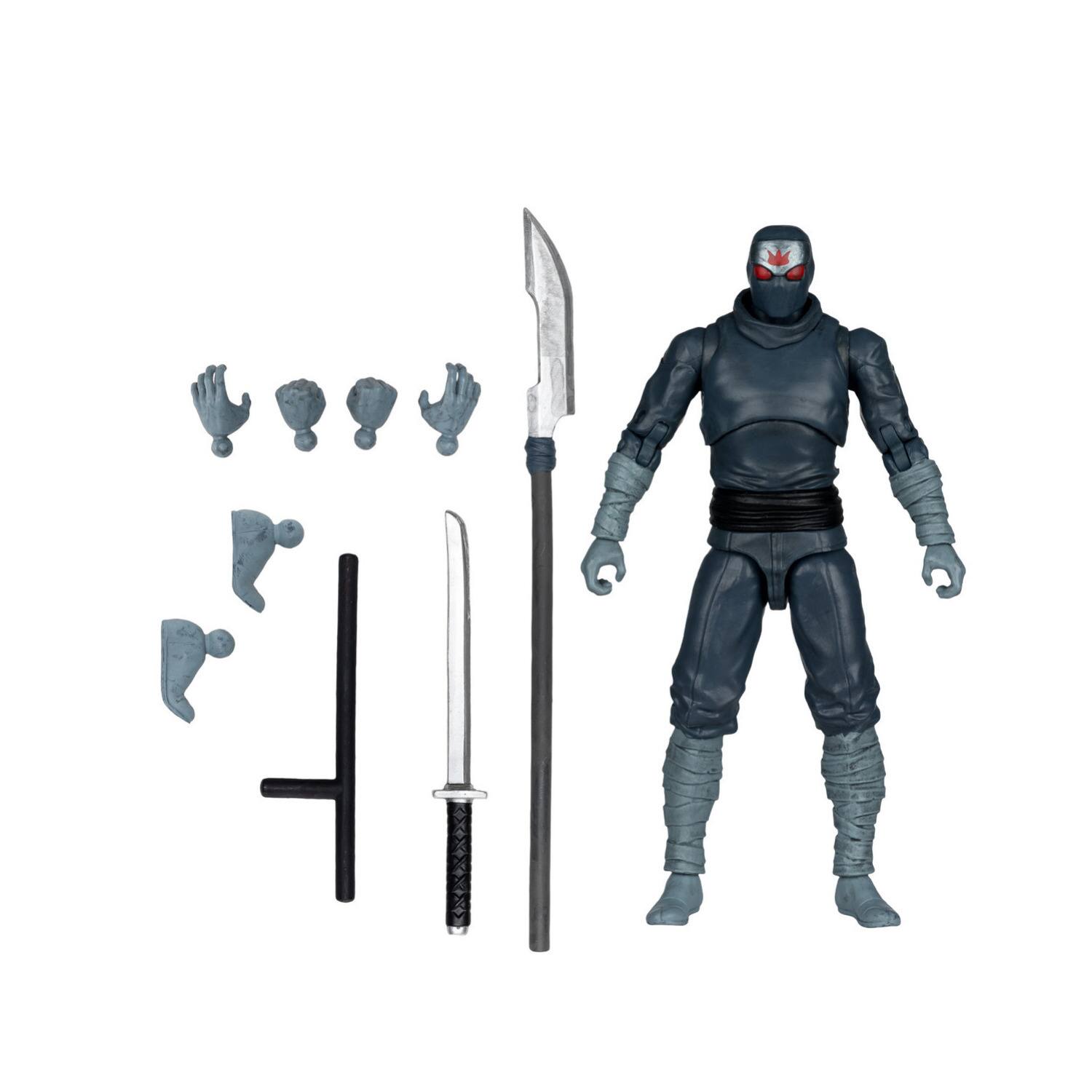 Left. McFarlane Toys - McFarlane Toys - Teenage Mutant Ninja Turtles - Page Punchers - Foot Soldier 5" Action Figure with - COLLECTIBLES - Multicolor.