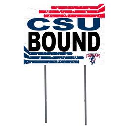 Jardine - Columbus State Cougars 18" x 24" Bound Yard Sign - White