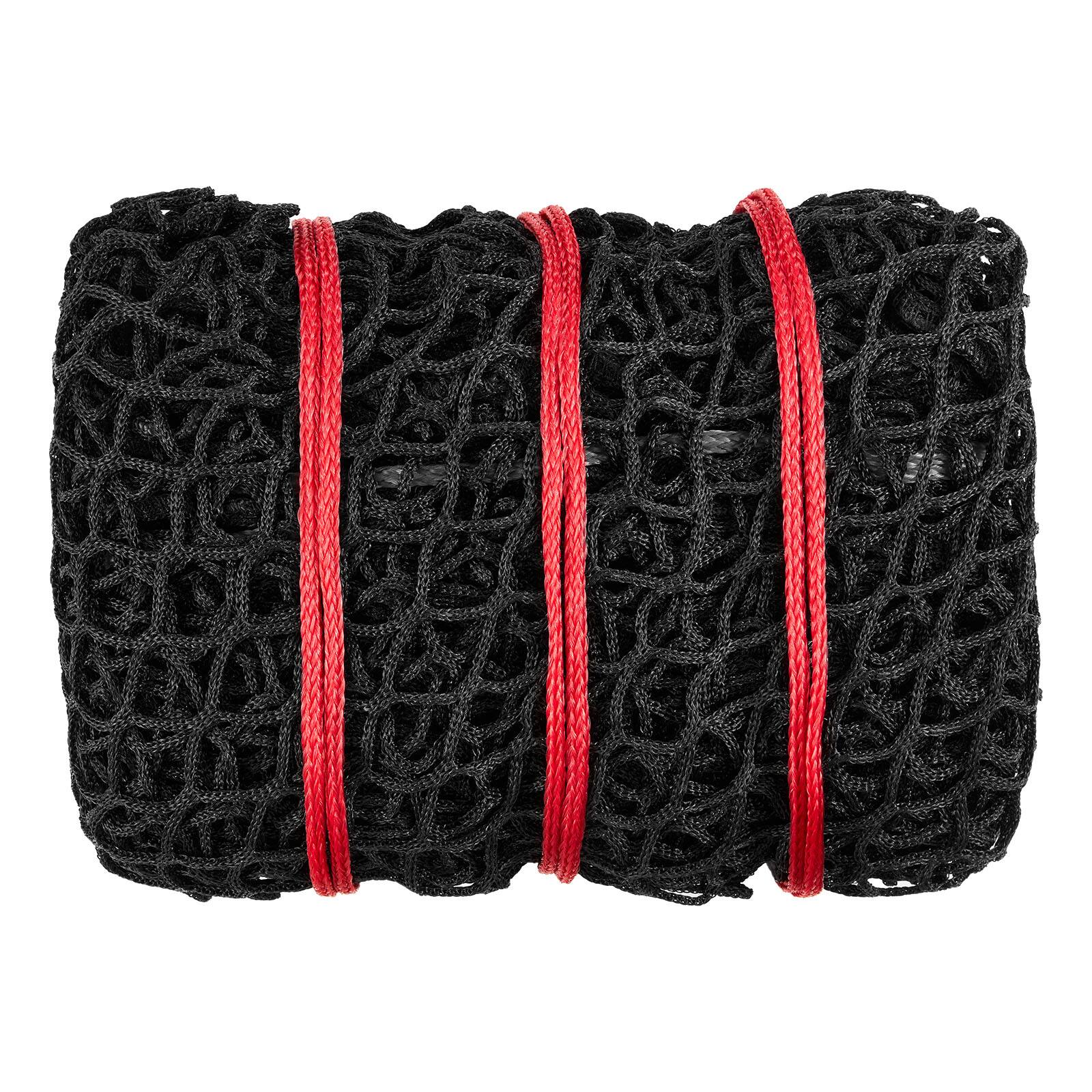 Alt View 5. VEVOR - Round Bale Hay Net, 4.92 x 4.92 x 4.92 ft, 1.65 inch Holes, PE Material, Knotless Design, with Self-Locking Zip Ties - Black.