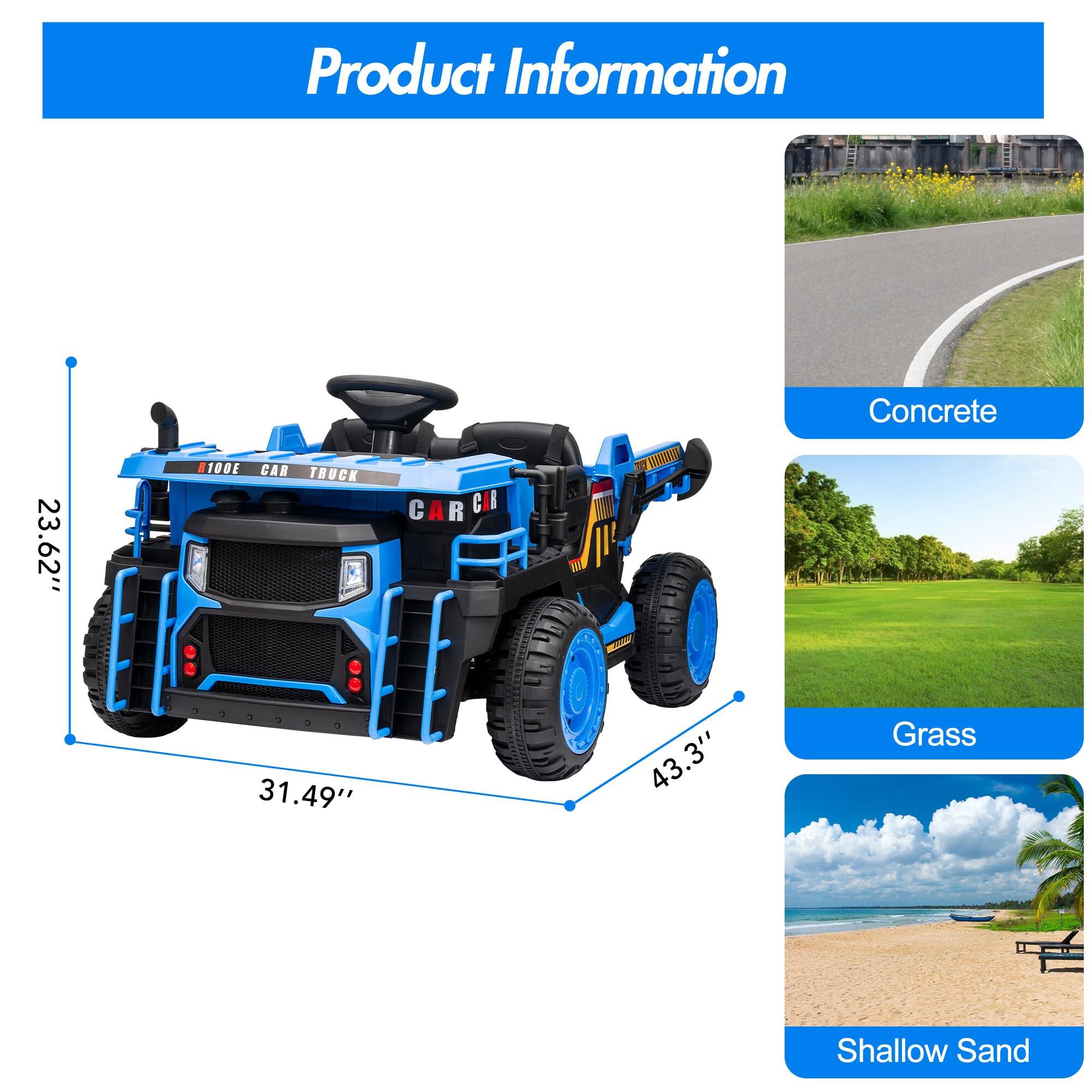 Product Information

- 23.62" (Height)
- 31.49" (Width)
- 43.3" (Length)

Suitable for:
- Concrete
- Grass
- Shallow Sand