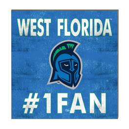 Jardine - West Florida Argonauts 10" x 10" #1 Fan Plaque - Blue