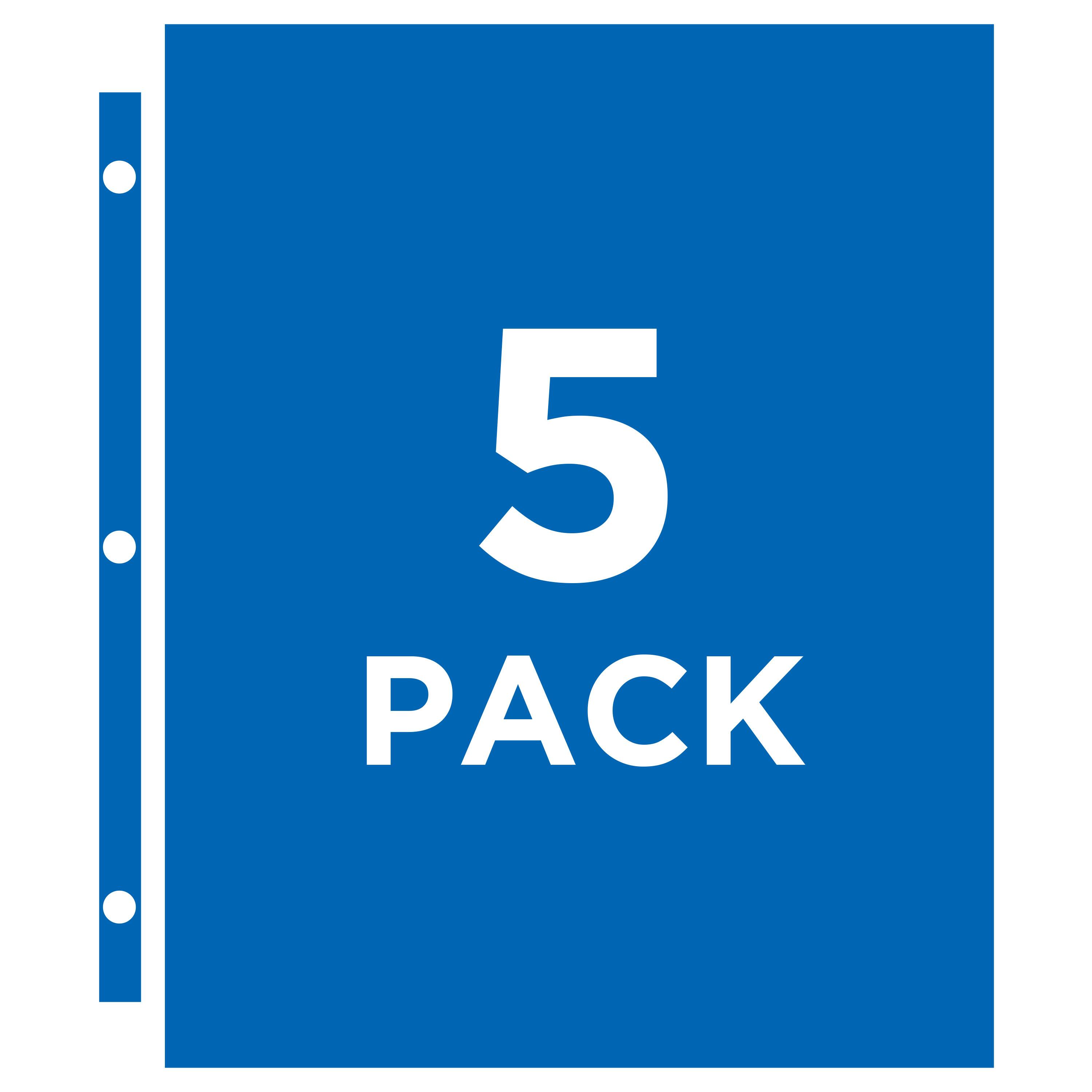 Alt View 3. Avery - Avery 75263 4-Disc Capacity 2-Sided CD Organizer Sheets for 3-Ring Binder - Clear (5/Pack) - Clear.