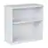 Angle. OSP Home Furnishings - Metal Bookcase - White.