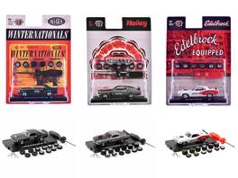 "Auto Wheels" 3 piece Car Set Release 12 Limited Edition to 5000 pieces Worldwide 1/64 Diecast Model Cars by M2 Machines - Multicolor