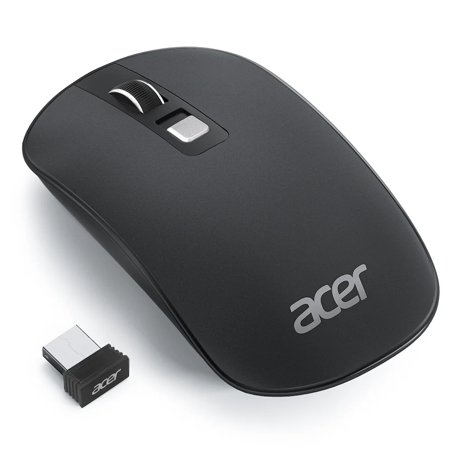 5 Inch Mouse Acer Computer Mouse Wireless, 2.4G Slim USB Wireless Mice with USB ...