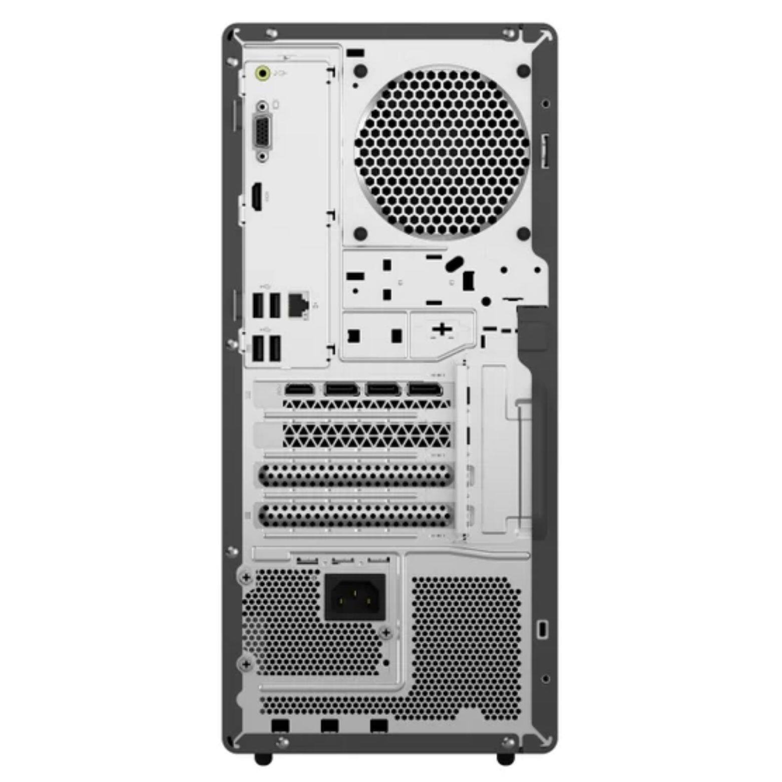 Alt View 5. Lenovo - IdeaCentre Tower 17 Intel Core Ultra 5 225 3.3 GHz up to 4.9 GHz 32GB DDR5-4800 1TB SSD Windows 11 Home Desktop - Grey.