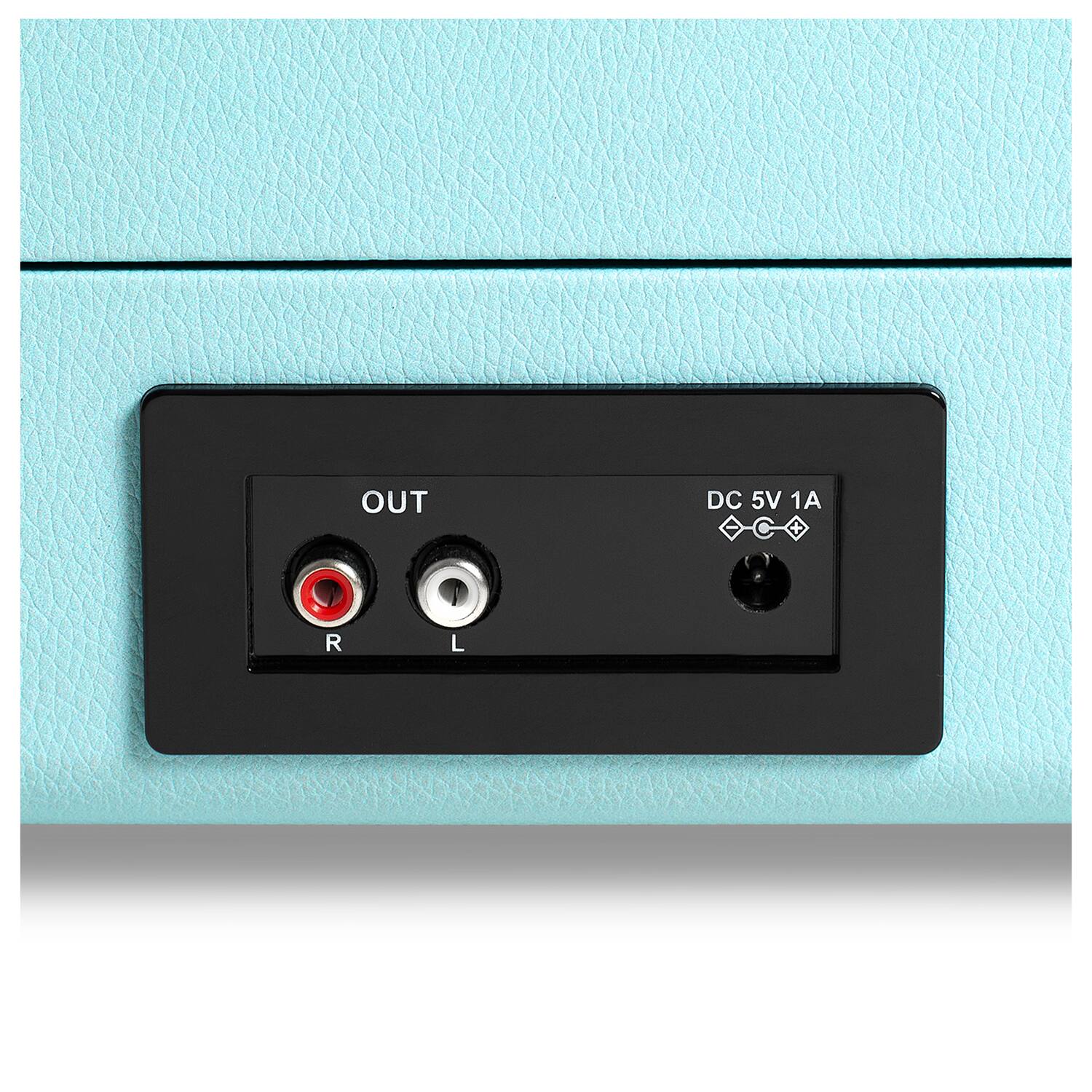 Alt View 13. Victrola - Journey+ Bluetooth Suitcase Record Player - Turquoise.