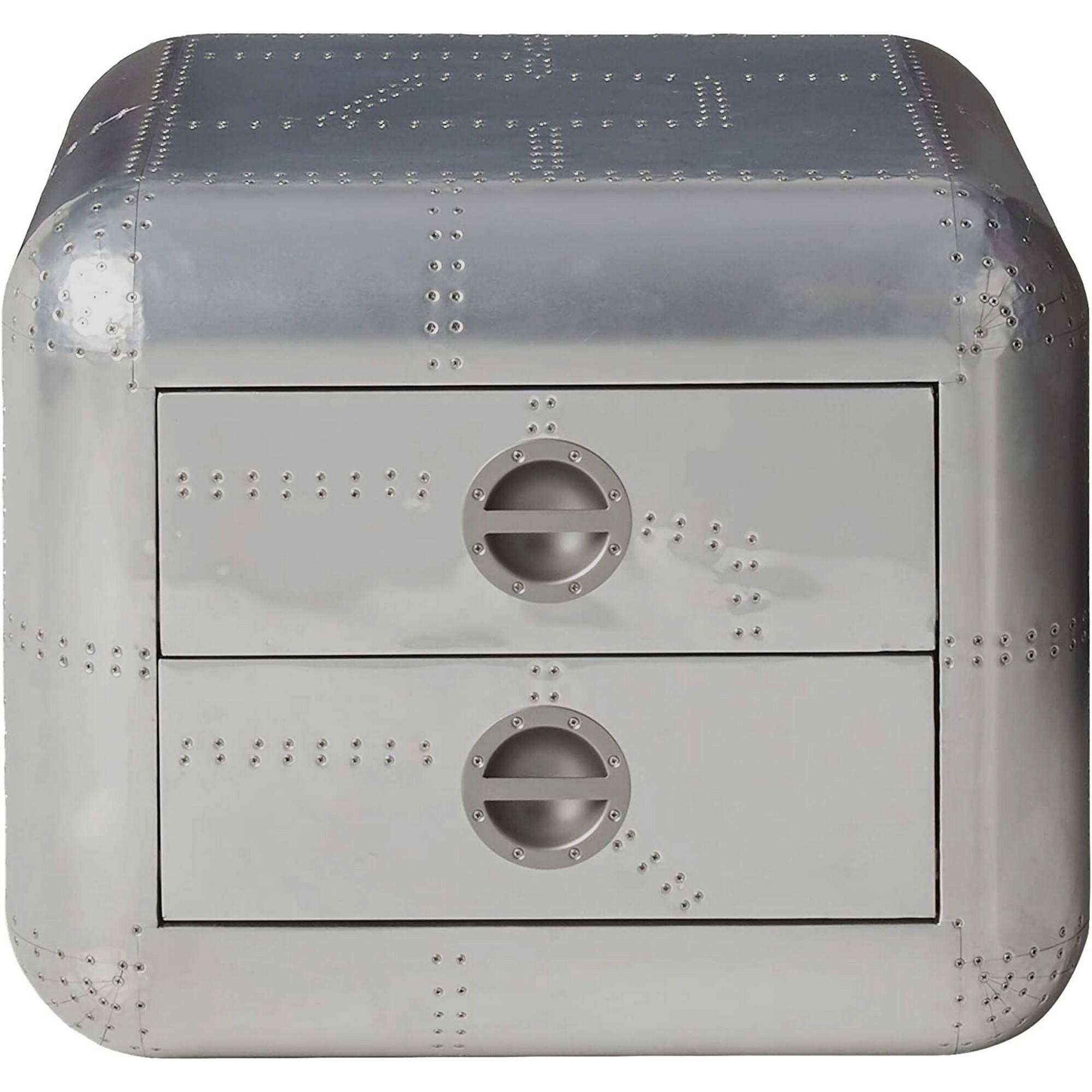 Alt View 1. Manhattan Lane - Brancaster End Table - Aluminum.