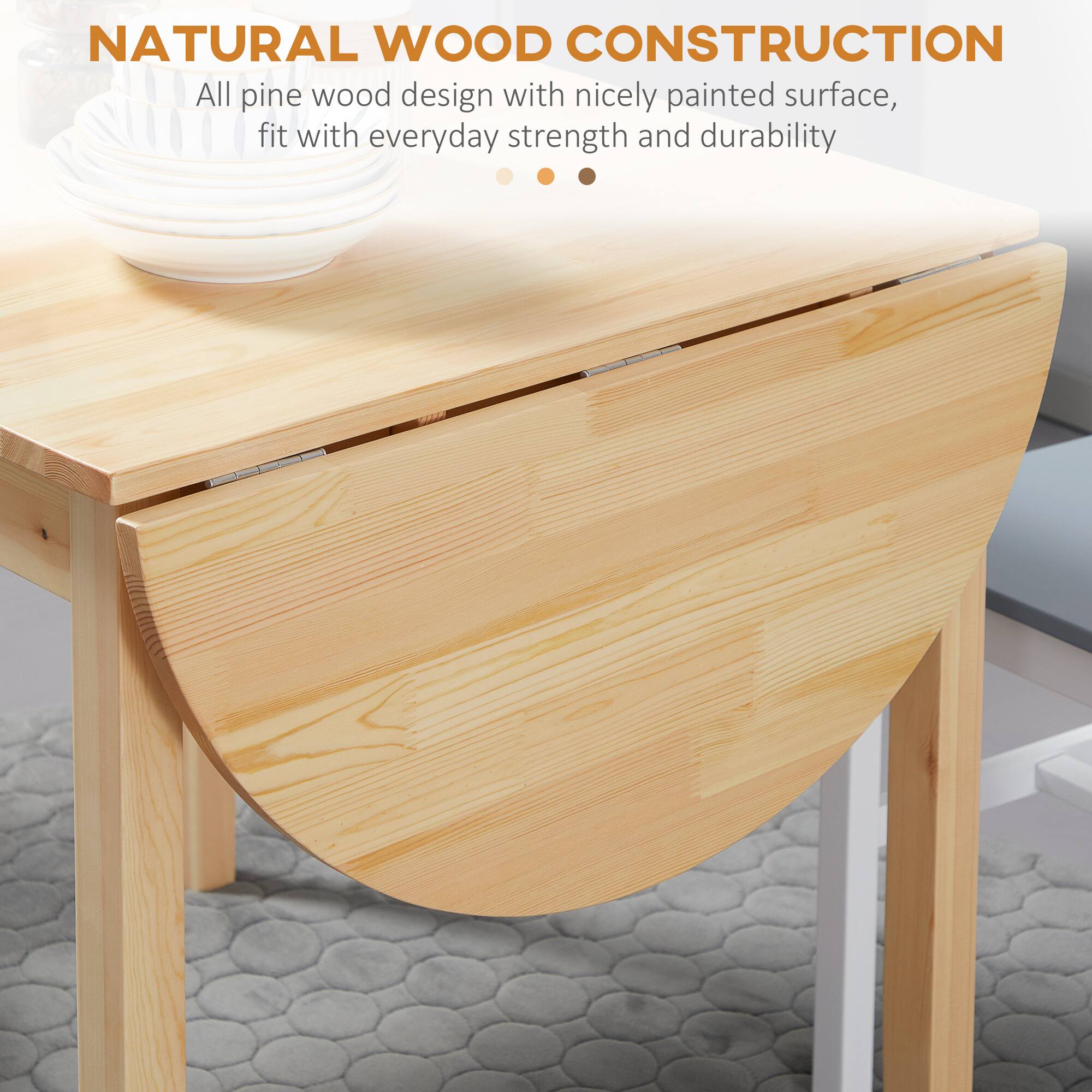 NATURAL WOOD CONSTRUCTION

All pine wood design with nicely painted surface, fit with everyday strength and durability