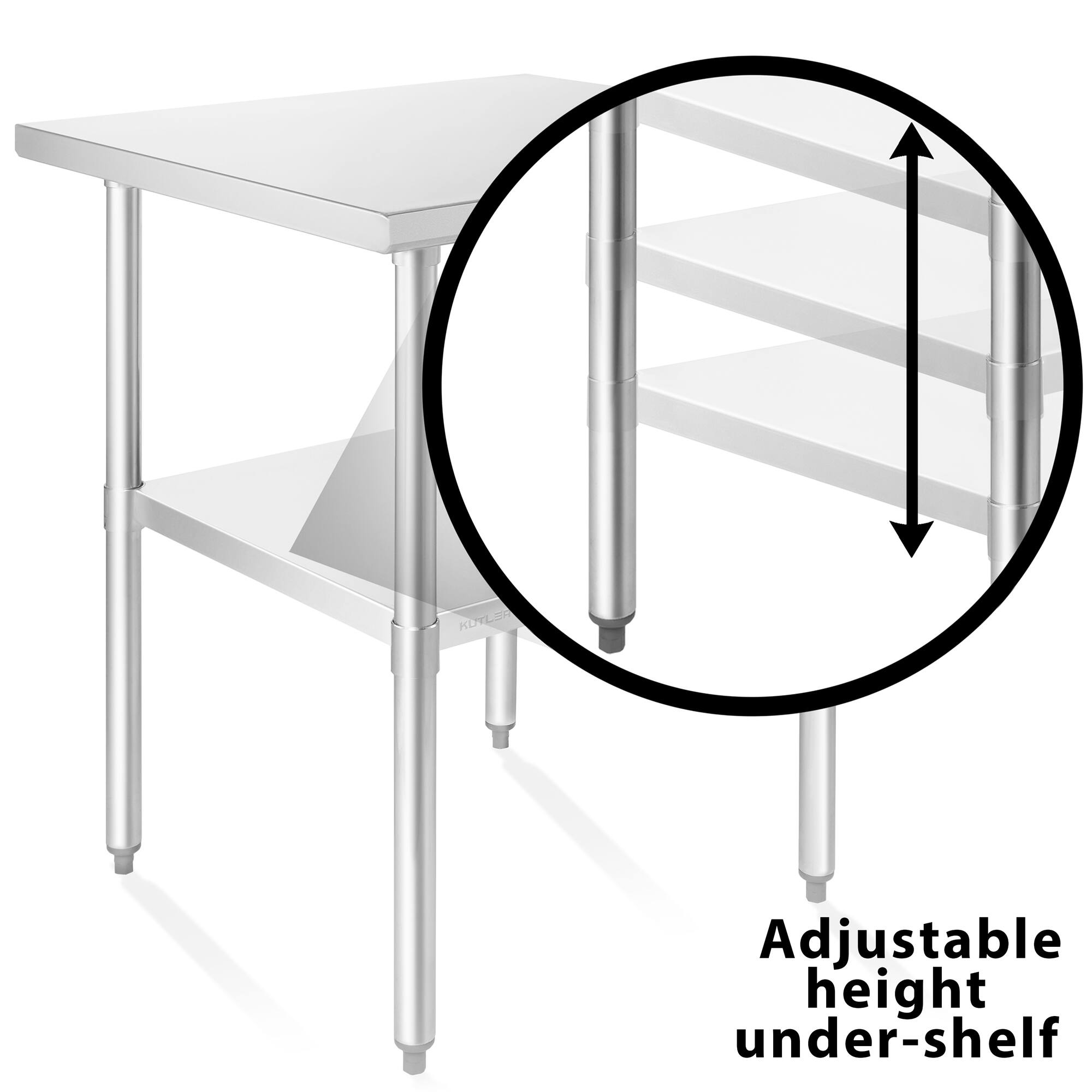KOTLOR Adjustable height under-shelf