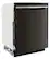 Angle. Whirlpool - 24" Top Control Built-In Stainless Steel Tub Dishwasher with 3rd Rack, Large Capacity, 47 dBA - Black stainless steel.