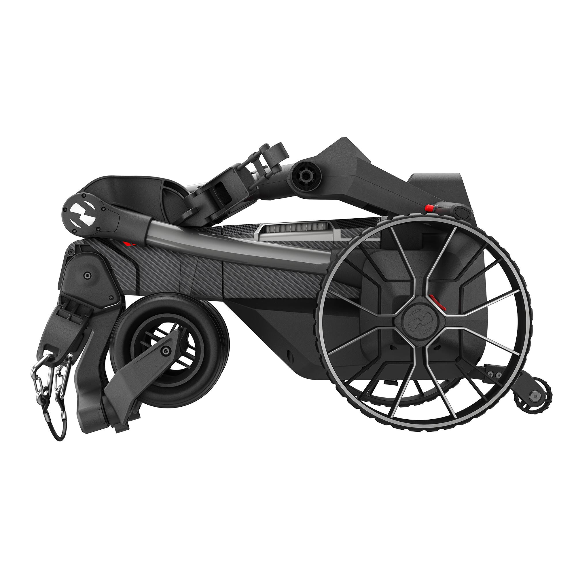 Alt View 10. NAVEE - Birdie 3X Electric Golf Cart with Follow Me, 36 Hole Max Range, Dual Motor Assist, Remote, Foldable - Black.