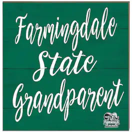 Jardine - SUNY Farmingdale State Rams 10'' x 10'' Grandparent Plaque - Green