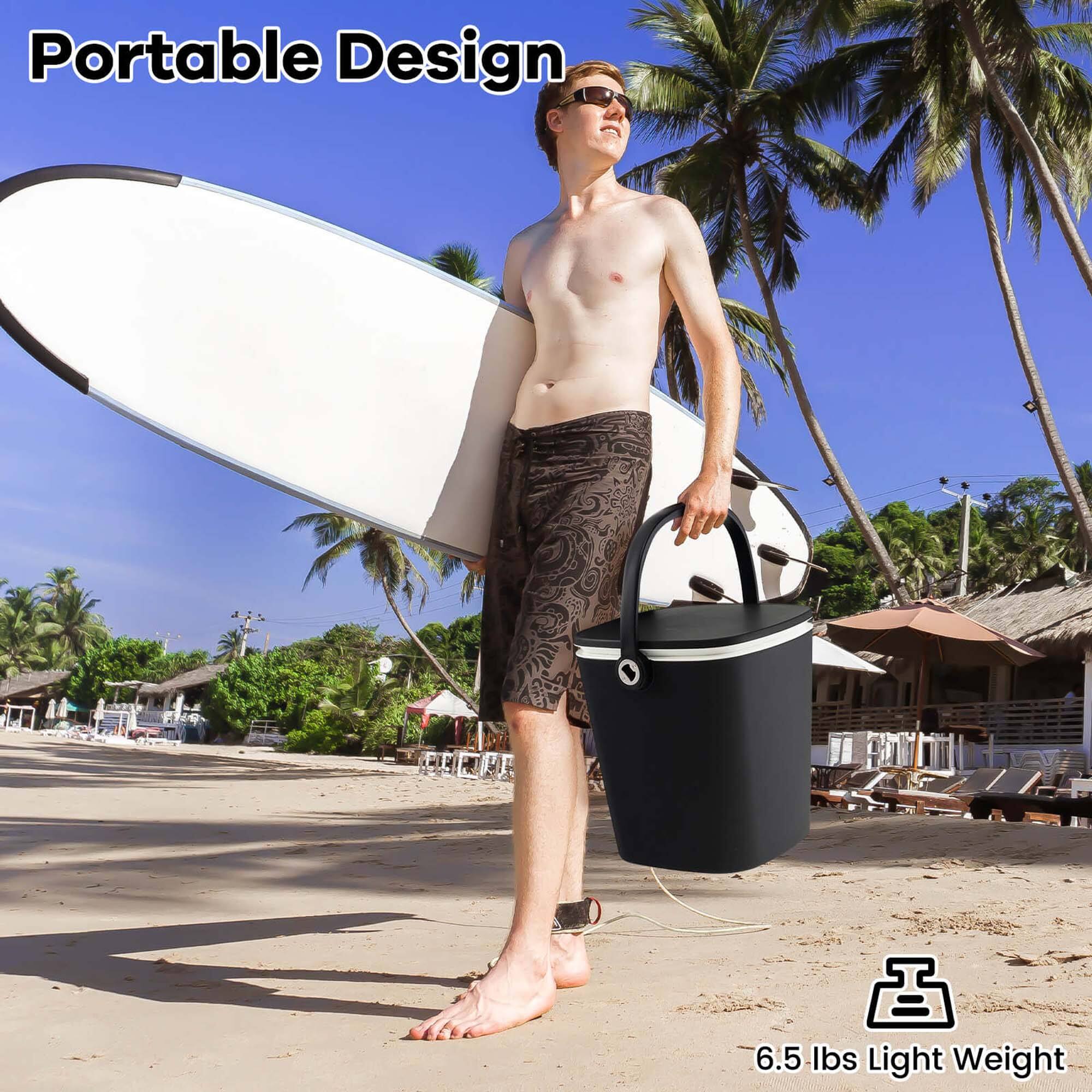 Portable Design  
6.5 lbs Light Weight