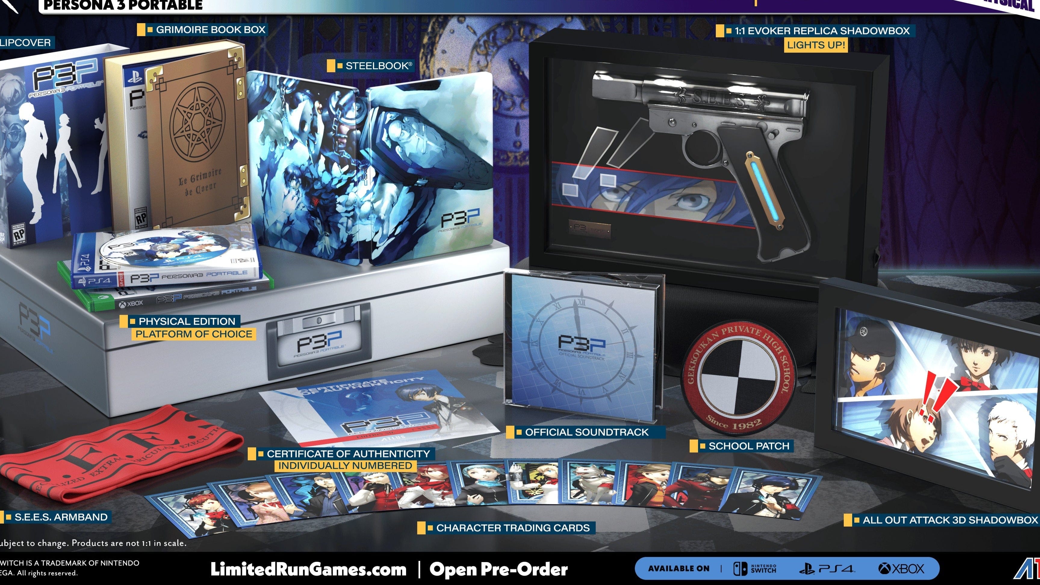 Persona 3 Portable SEES Edition Limited Run #9 [Xbox One/Xbox