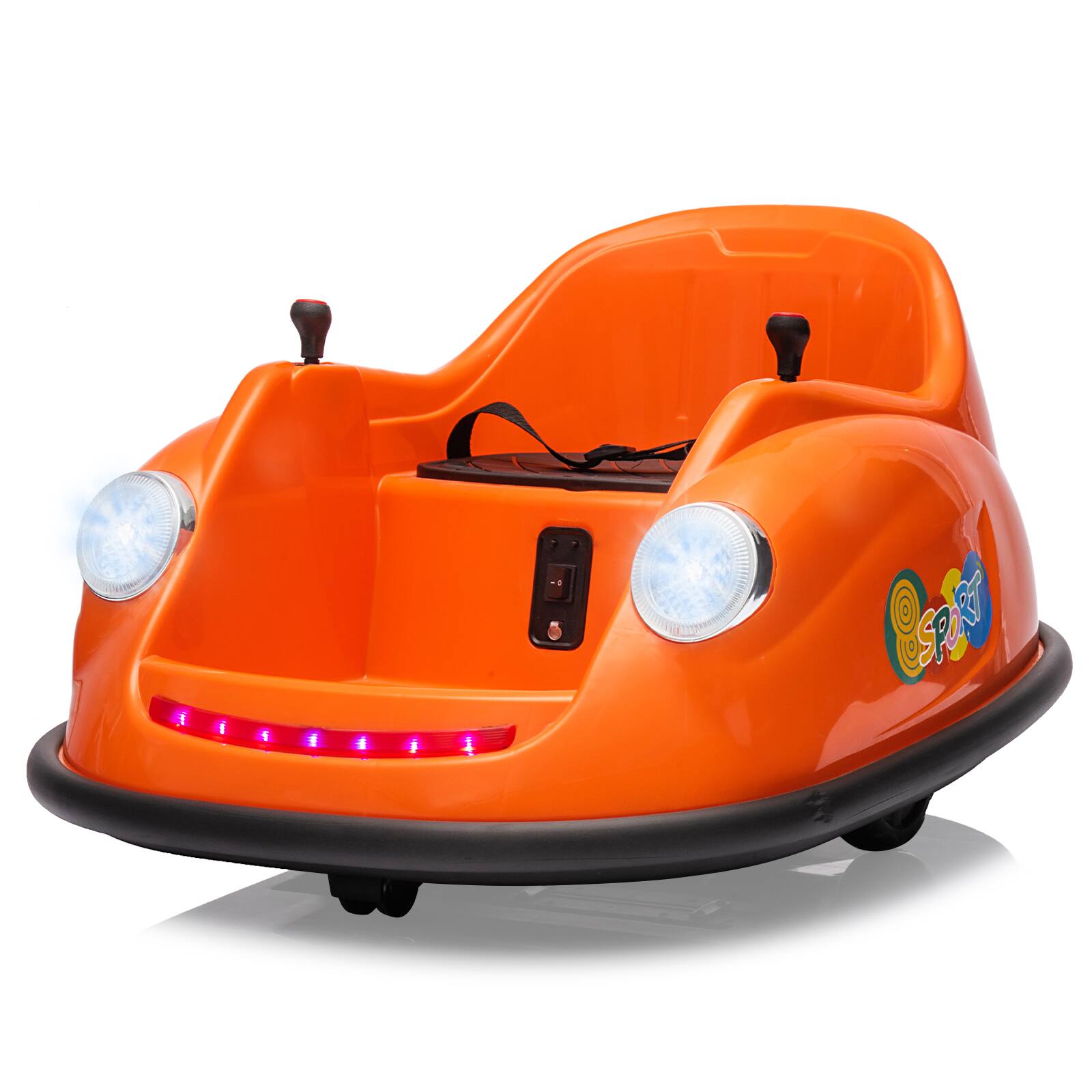 Jojoka 12V Kids Electric Bumper Car, 360° Spinning Ride On Toy with ...