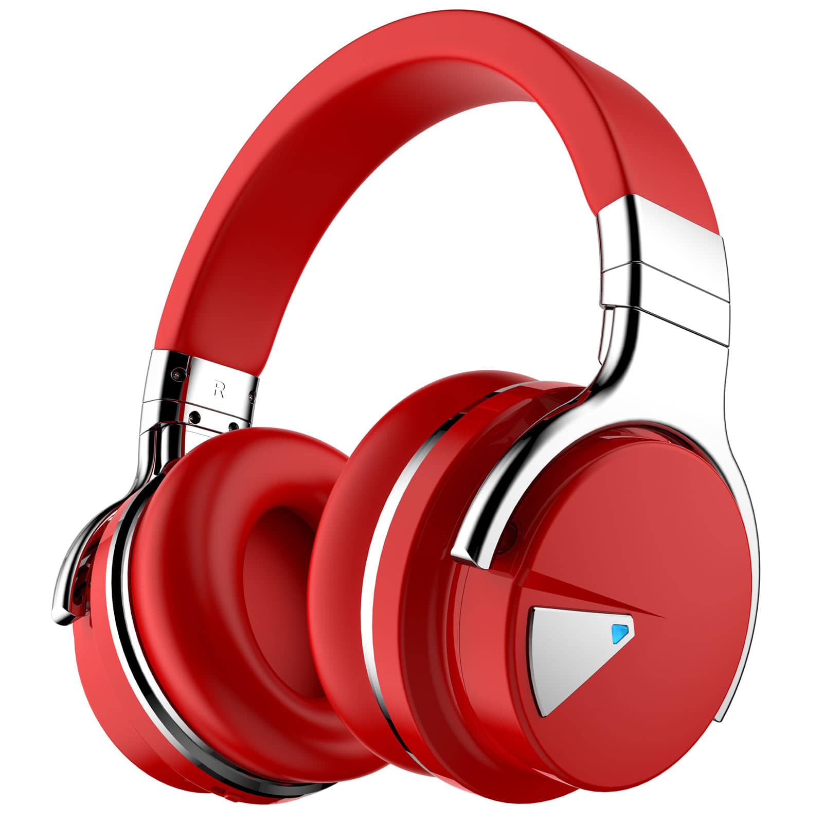 PRIMEPLUS - E7 Active Noise Cancelling Headphones, Wireless Bluetooth Headphone with Microphone, 30 Hours Playtime for Travel/Work - Red price history on PriceWatchPro