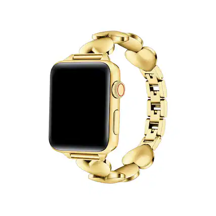 Front. Posh Tech - Aphrodite Band for Apple Watch - Gold.