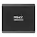 Front. PNY - PRO Elite V2 1TB External USB 3.2 Gen 2x1, Type-C Portable SSD - Black.