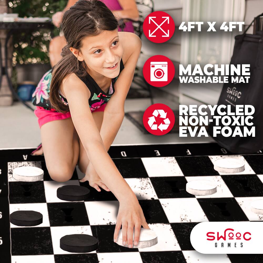 4FT X 4FT  
MACHINE WASHABLE MAT  
RECYCLED NON-TOXIC EVA FOAM  
SWOOC GAMES