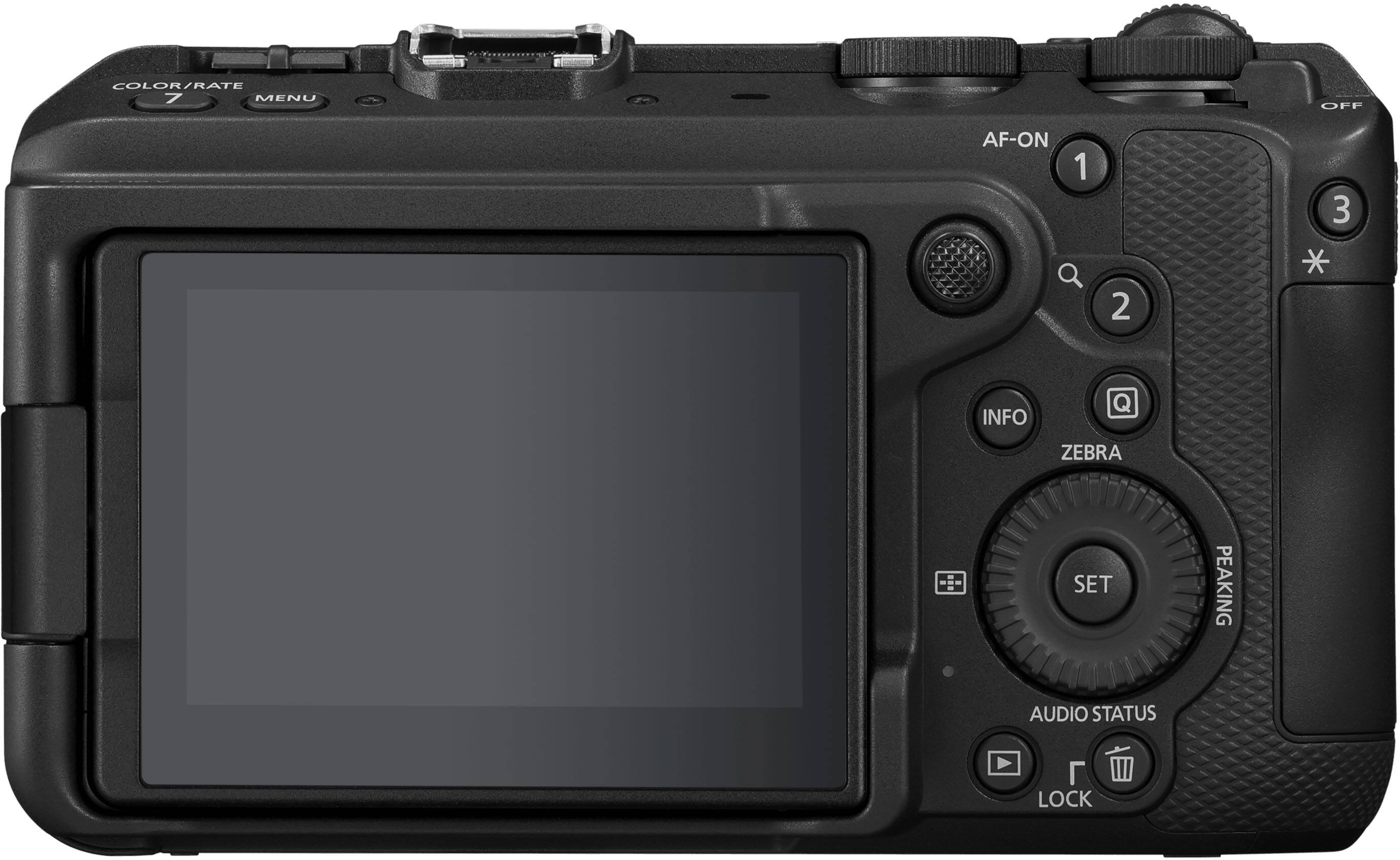 COLOR/RATE 7 MENU - OFF AF-ON 1 3 2 INFO ZEBRA SET PEAKING AUDIO STATUS LOCK