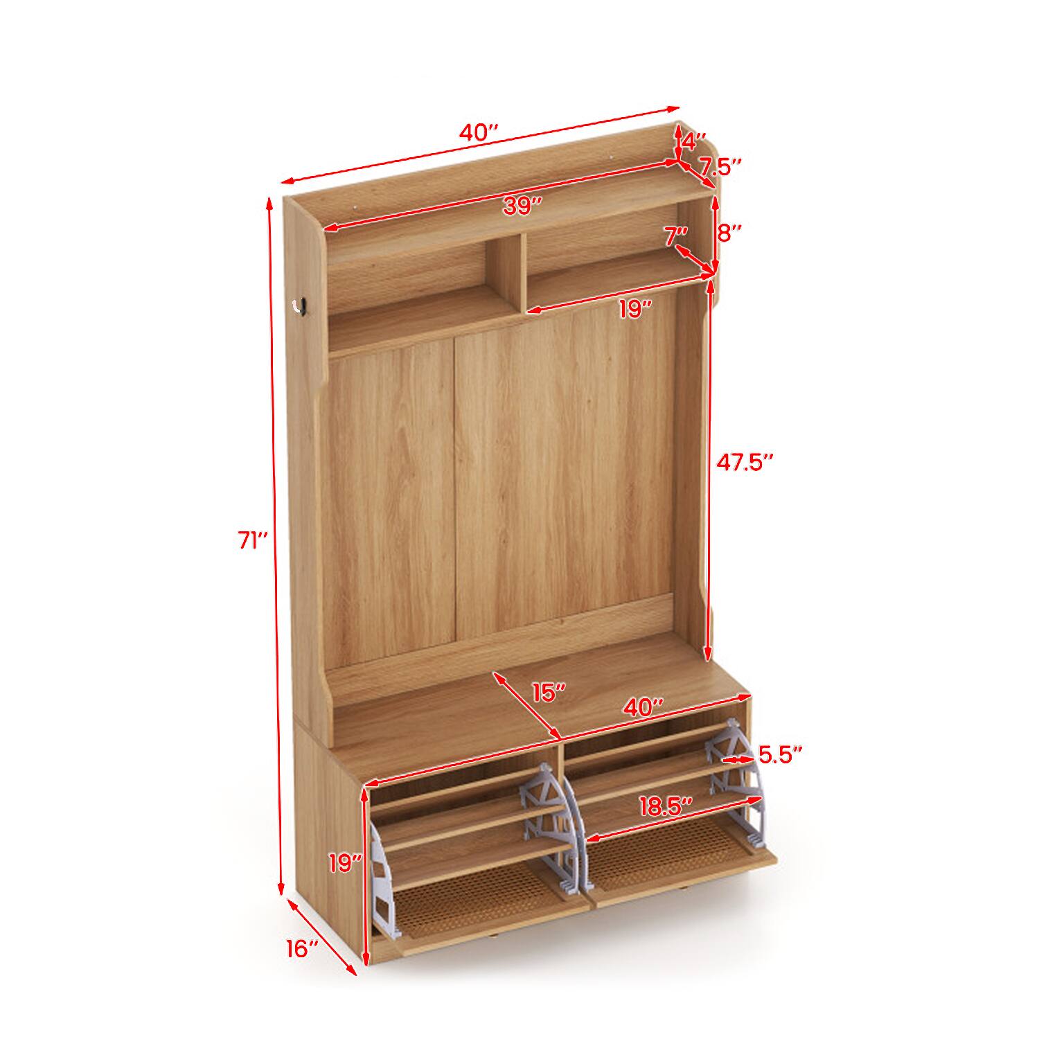 40" 39" 4" 7.5" 7" 8" 19" 47.5" 71" 15" 40" 5.5" 18.5" 19" 16"