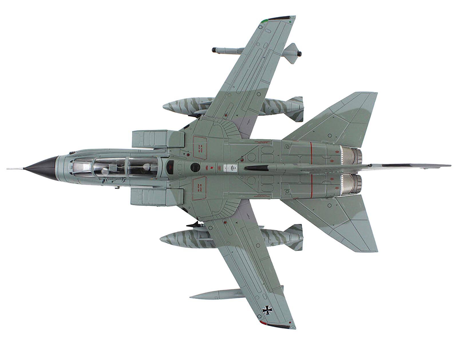 Left. Hobby Master - Panavia Tornado ECR 46+54 Tactical Air Wing 51 Schleswig-Jagel AB Germany 2017 German Luftwaffe Air Power Series 1/72 - Grey.