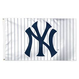 WinCraft - New York Yankees 3' x 5' Single-Sided Deluxe Pinstripe Flag - Multicolor
