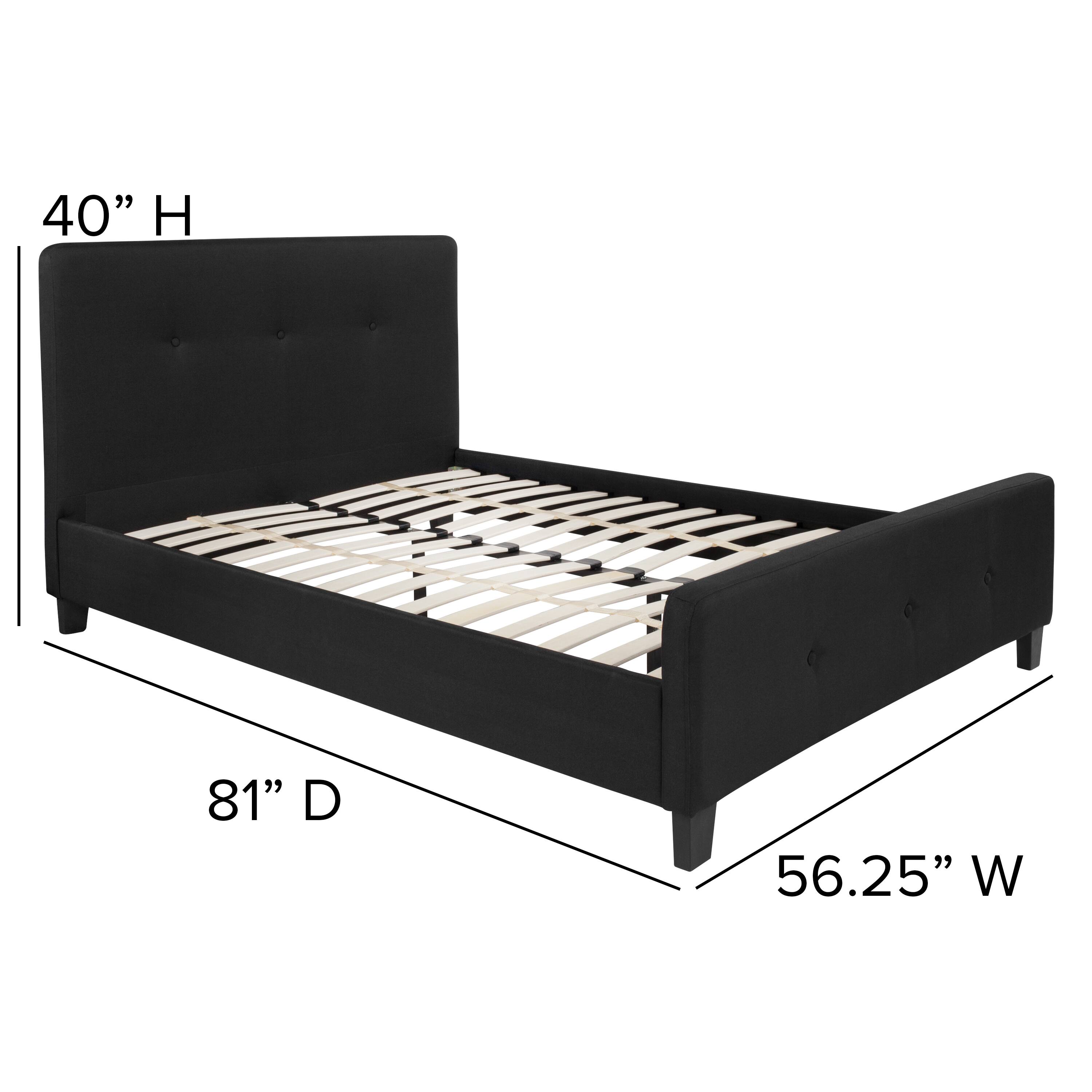 40" H  
81" D  
56.25" W