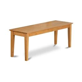 FurniFact - Elegant Solid Wood Dining Table Bench – Sturdy Wooden Bench - Oak