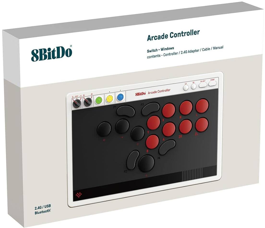(新品同様)8Bitdo アケコン for Switch & Windows 8BitDo Arcade Stick for Switch & Windows リリース – とある