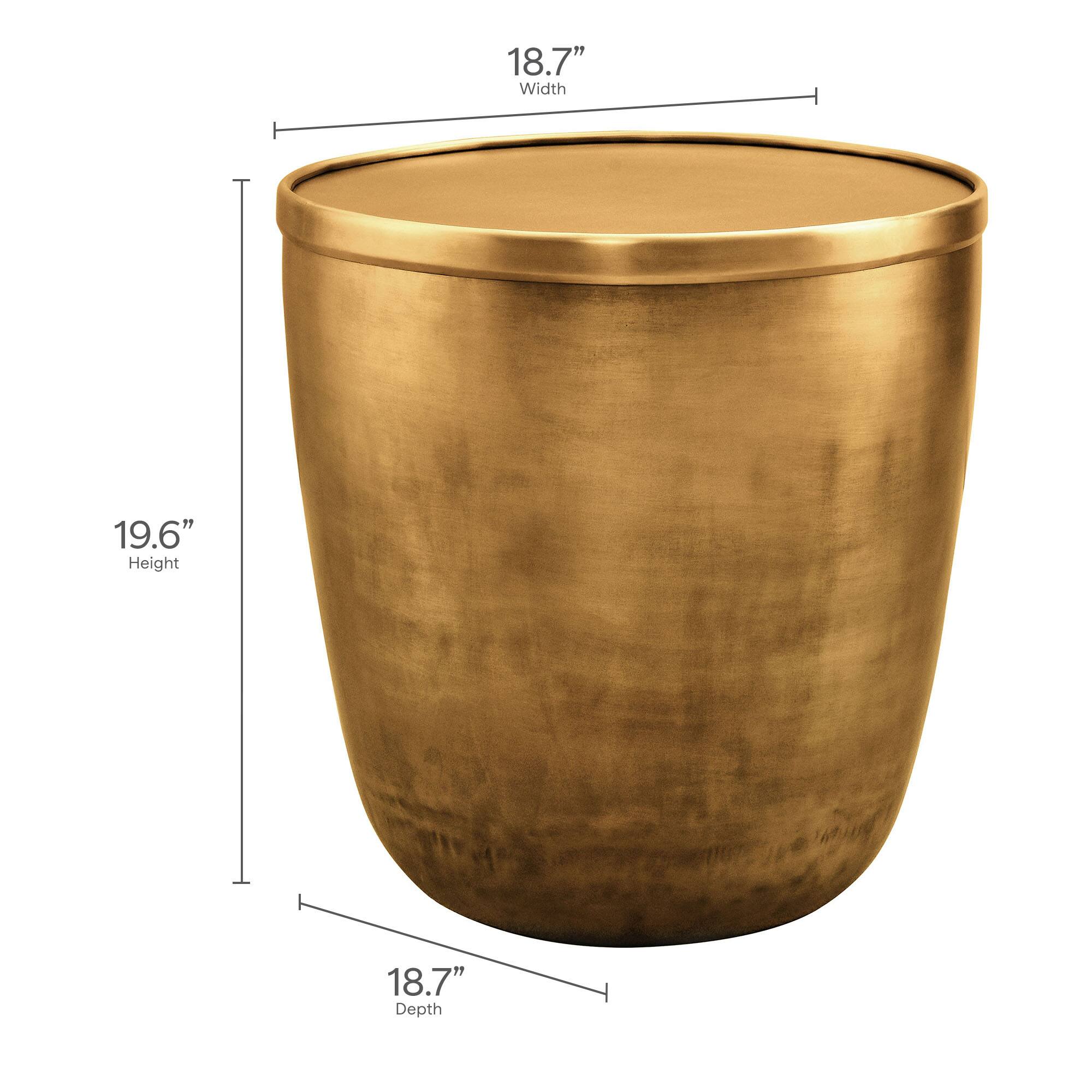 18.7" Width  
19.6" Height  
18.7" Depth