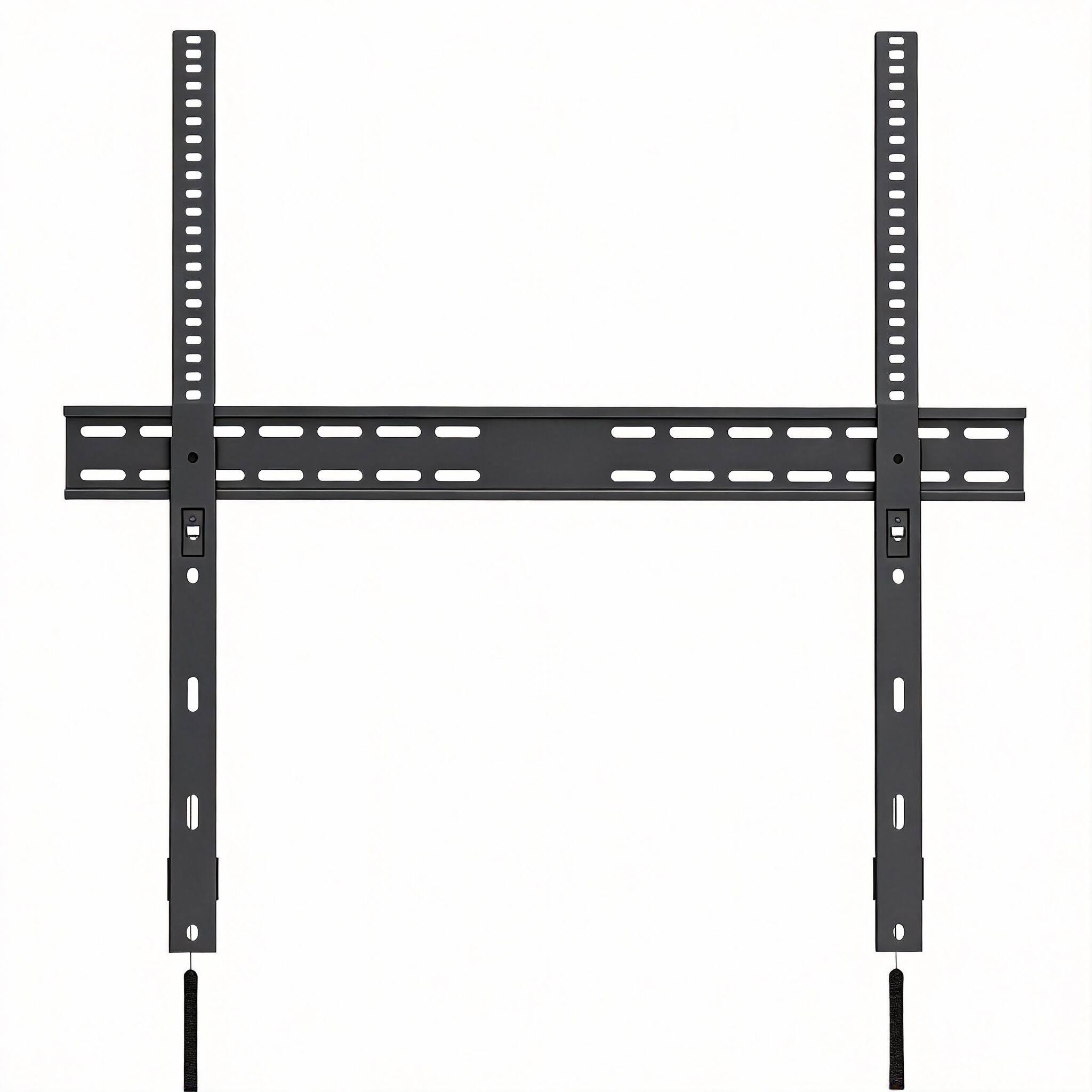 Front. OMOMMD - 37-70" Ultra-Slim Fixed TV Wall Mount, 88 lbs, VESA 200x200-800x400 - 37-70-Inch Fixed - Black (002).