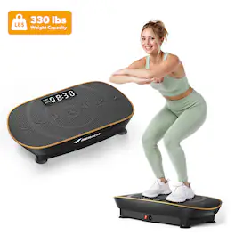 MERACH - CV30 Slim Vibration Plate Quiet Compact Vibration Plateform Exercise Machine - Black
