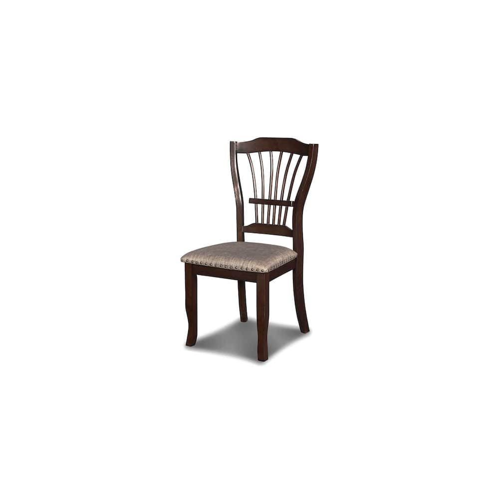 New Classic Furniture - Furniture Bixby Solid Wood Dining Chairs in Espresso (Set of 2) - Brown