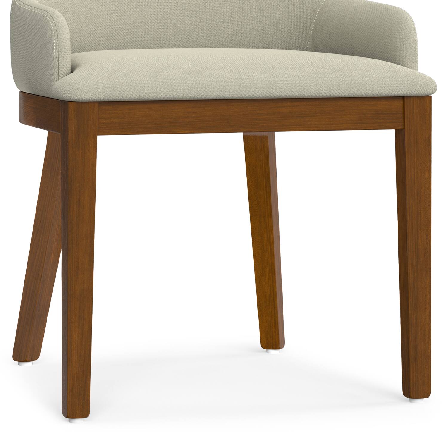 Alt View 4. Simpli Home - Stephanie Dining Chair (Set of 2) in Natural Linen Look Fabric - Natural.