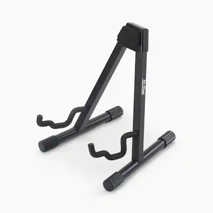 Front. On Stage Stands - On-Stage GS7462B Professional A-Frame Guitar Stand (Holds Electric, Acoustic, and Bass Guitars, Small Amps, and Mixers, - Black.