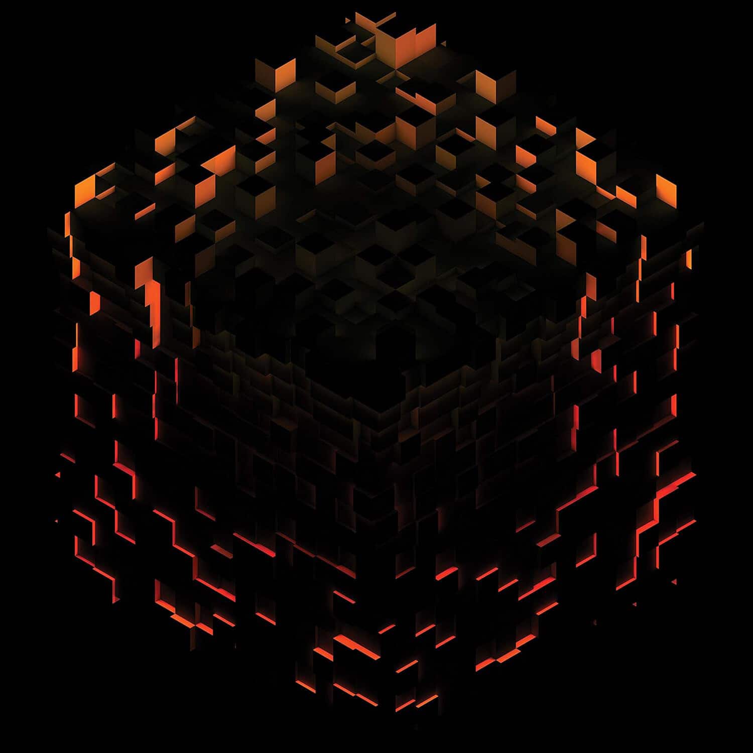 C418 Minecraft Volume Beta Red Orange & Yellow Splatter VINYL LP