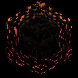 C418 - Minecraft Volume Beta - Red Orange & Yellow Splatter - VINYL LP
